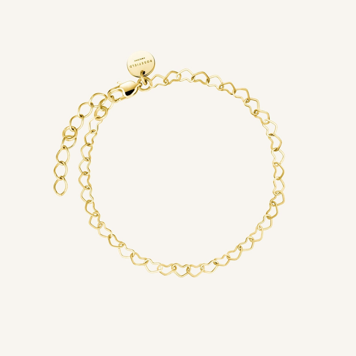 Bracelet Rosefield Chaîne Cœurs J682