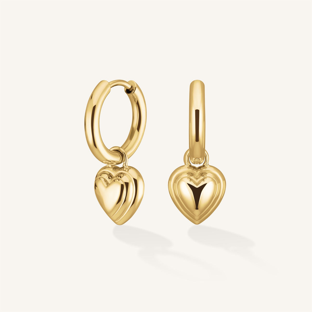 Boucles d'oreilles Rosefield Breloque Cœur J985