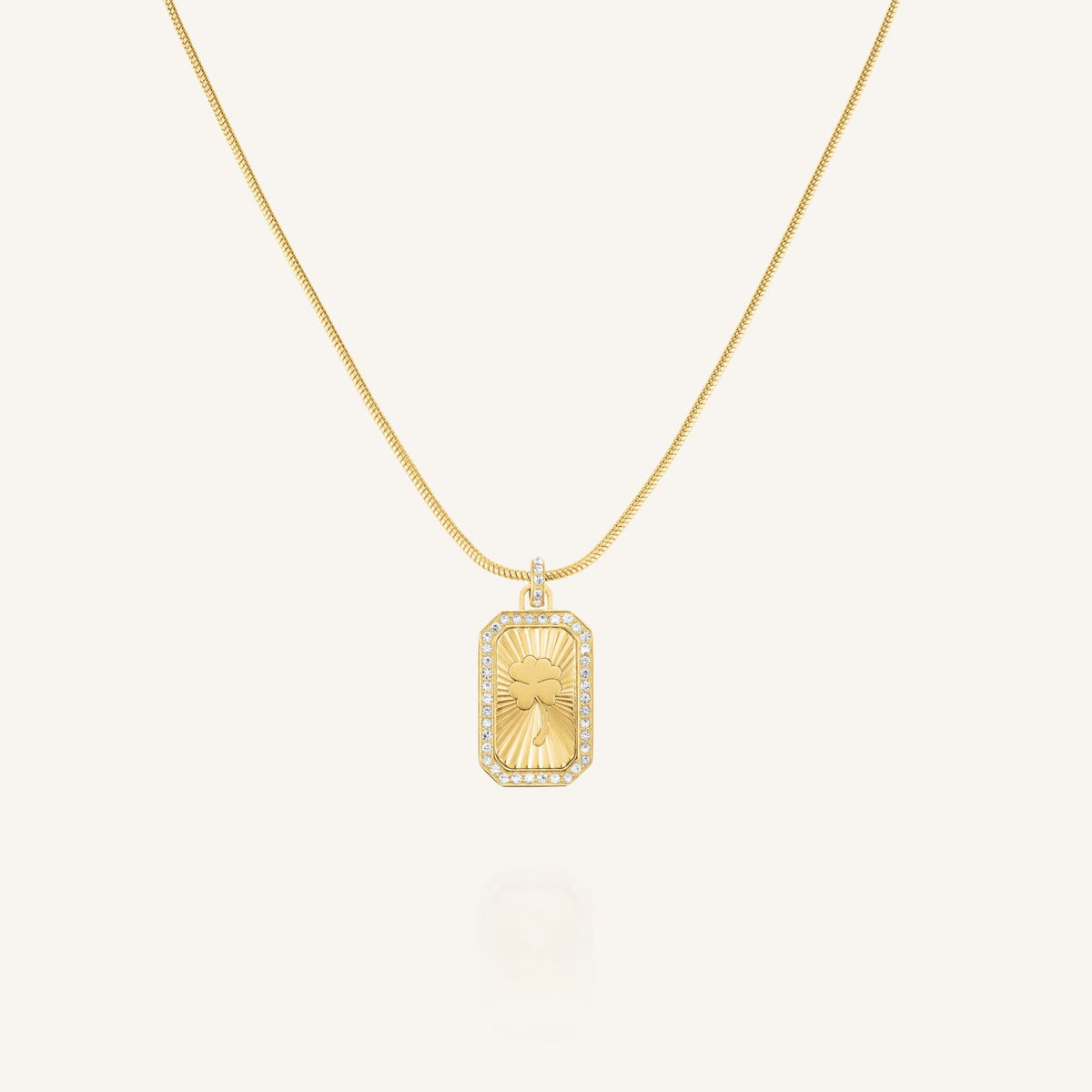 Collier Rosefield Clover Amulet J1272