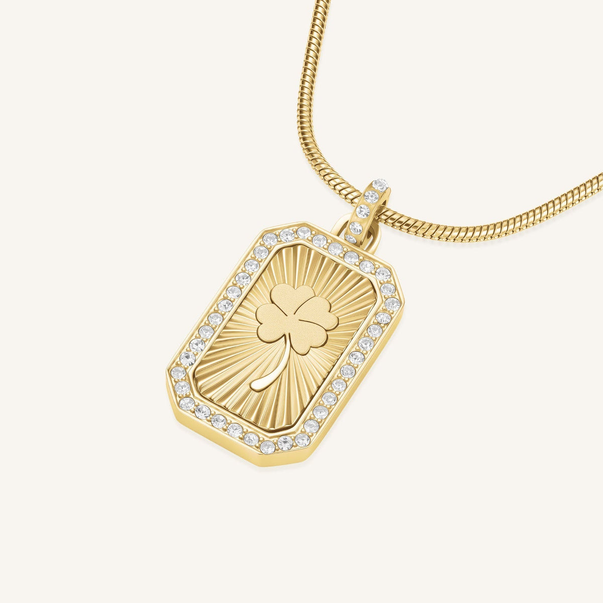 Collier Rosefield Clover Amulet J1272
