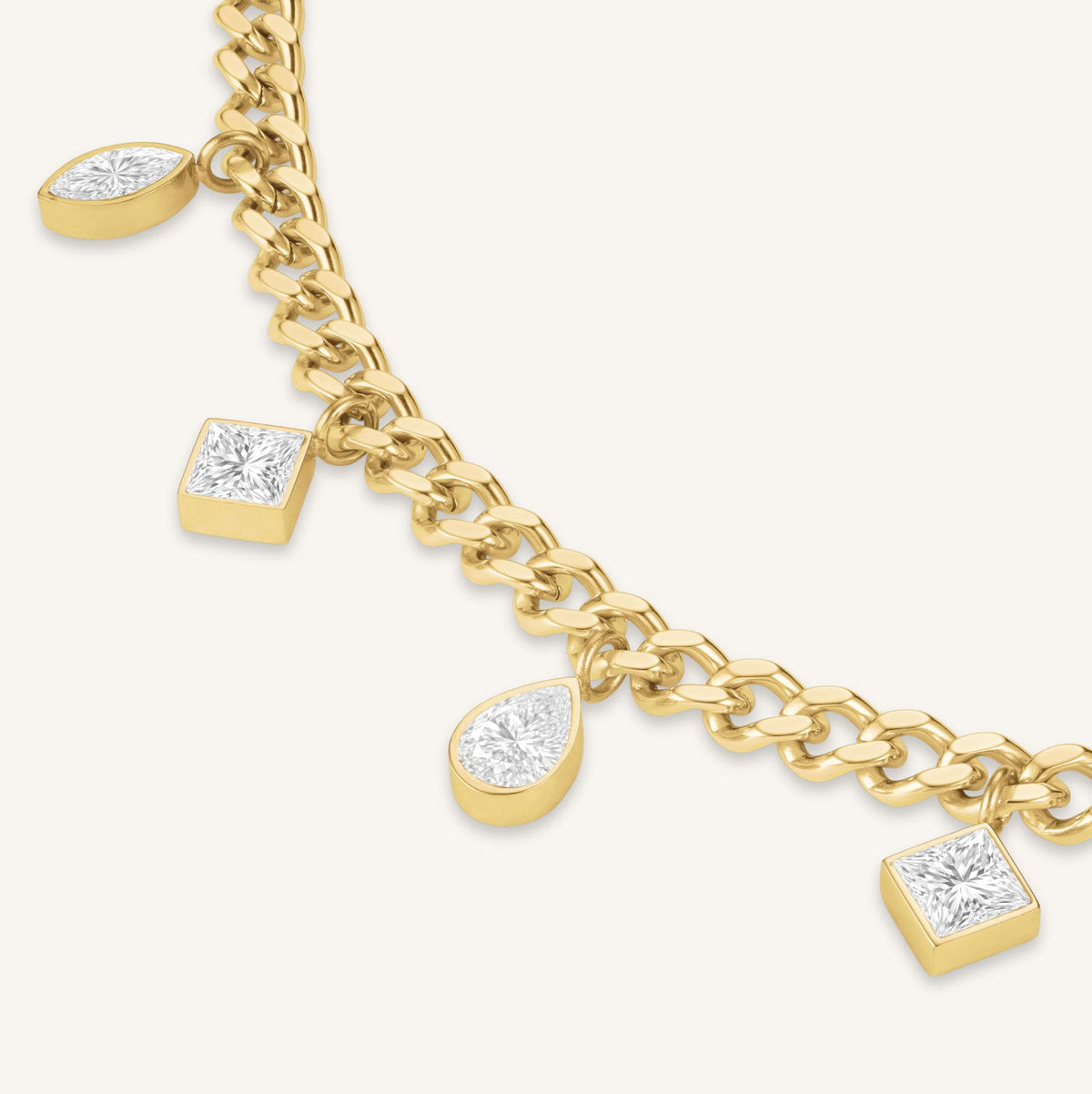 Collier Rosefield Crystals Choker J1178