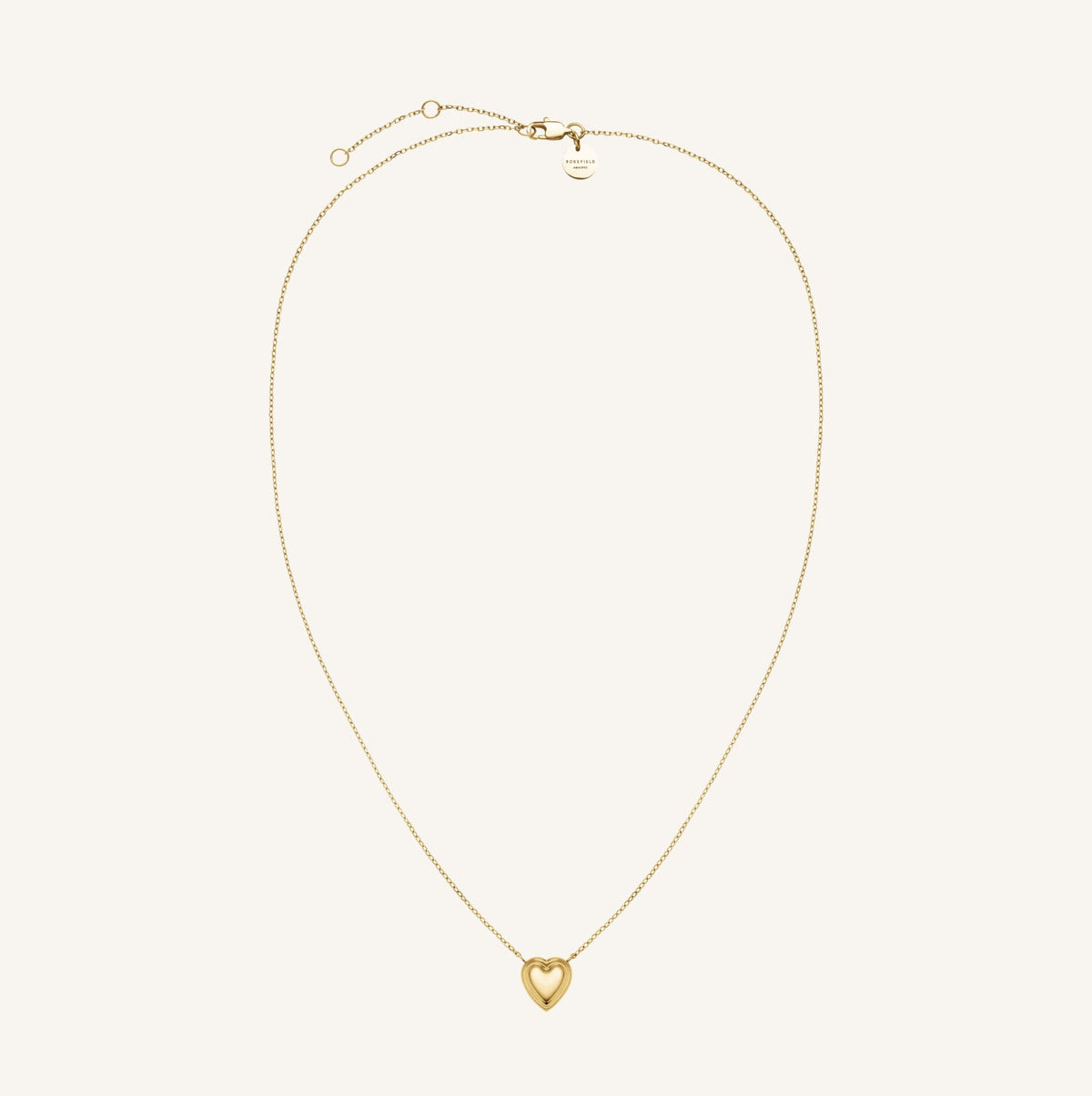 Collier Rosefield Cœur Relief J1008