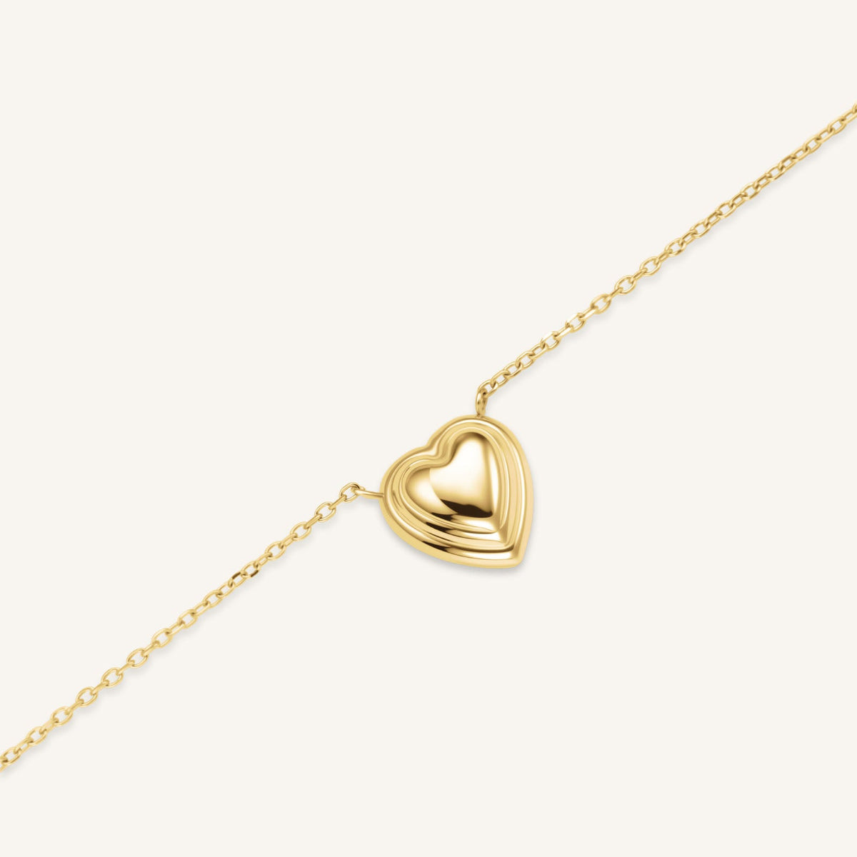 Collier Rosefield Cœur Relief J1008