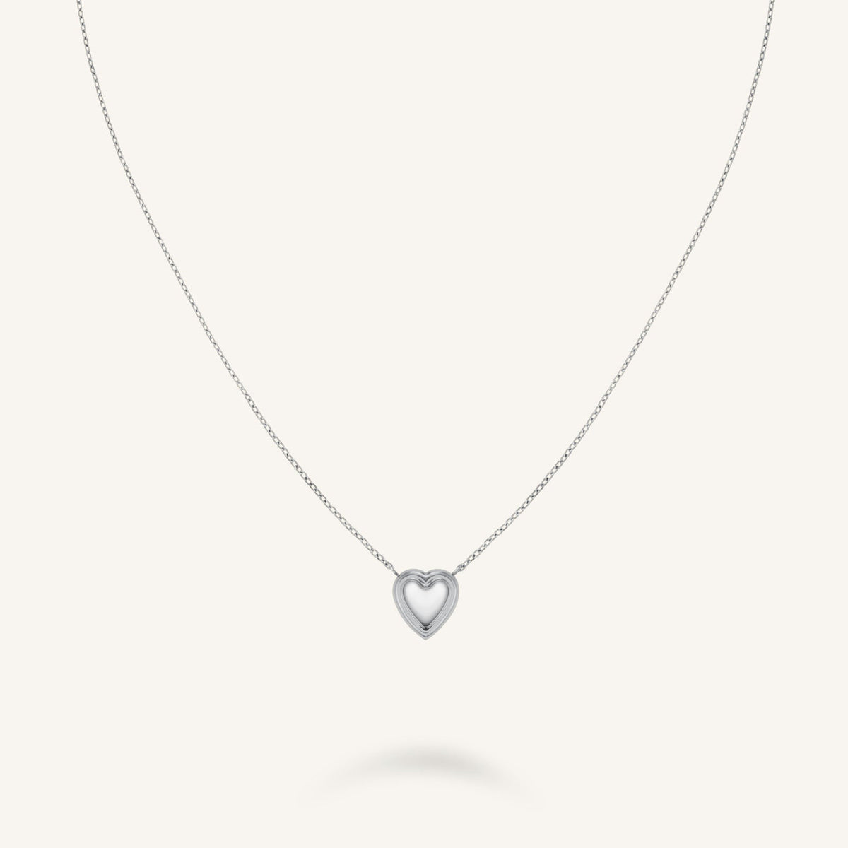 Collier Rosefield Cœur Relief J1009