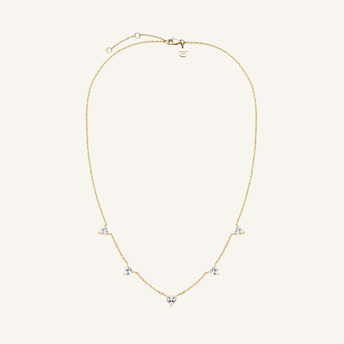 Collier Rosefield Cœurs J1005