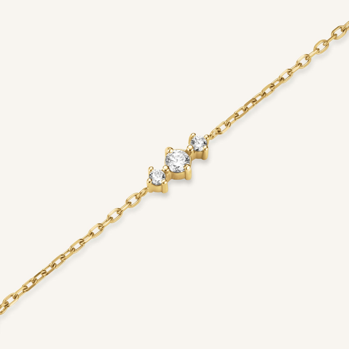 Collier Rosefield Trio de Pierres J1015