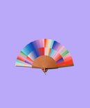 Éventail artisanal mini A Fan Of Rainbow Spin - PRECIOVS