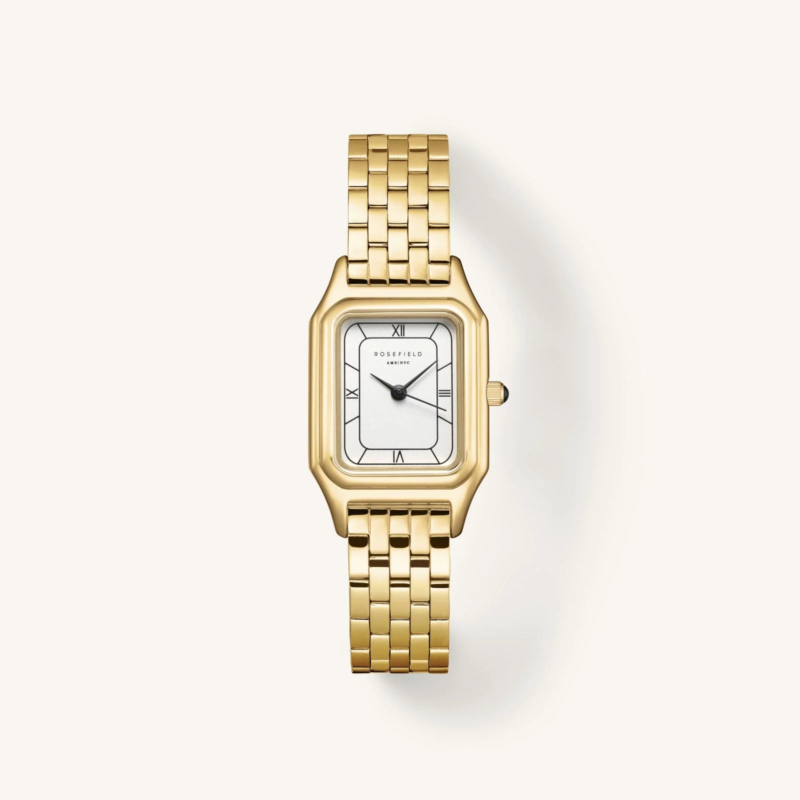 Montre Rosefield Ivy Blanc Or OC01
