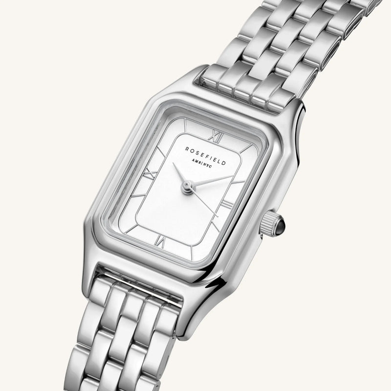 Montre Rosefield Ivy Blanc Argent OC02