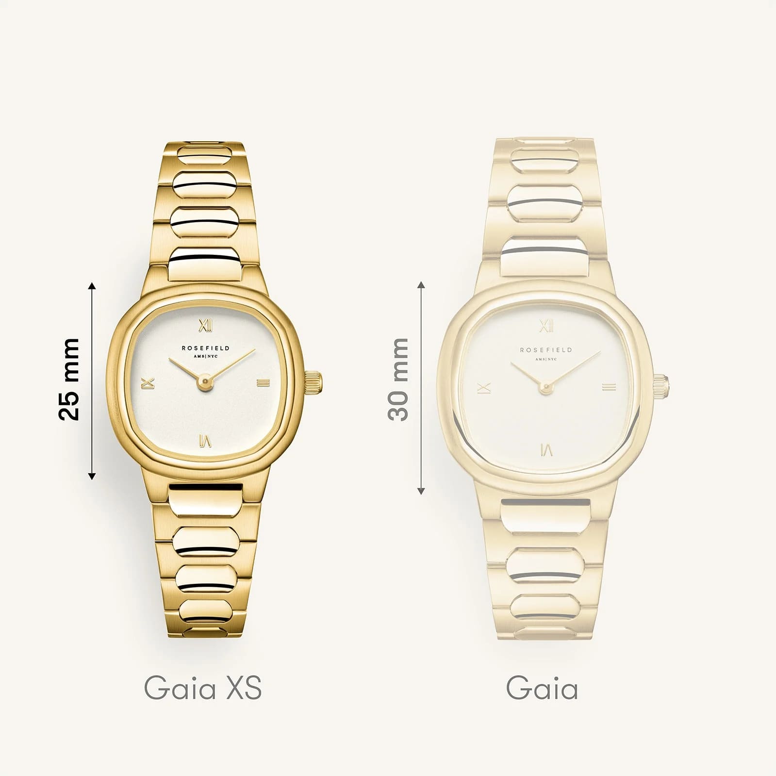 Montre Rosefield Gaia XS Or Jaune OR04