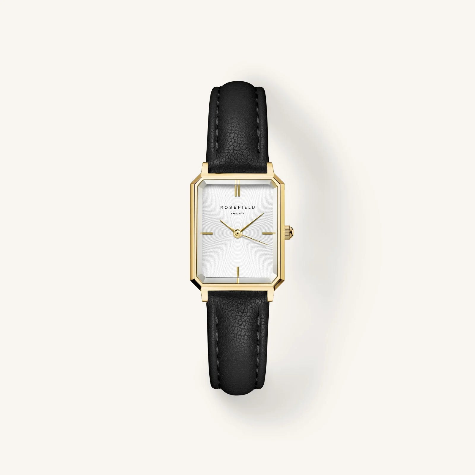 Montre Rosefield Octagon XS Cuir Noir O84