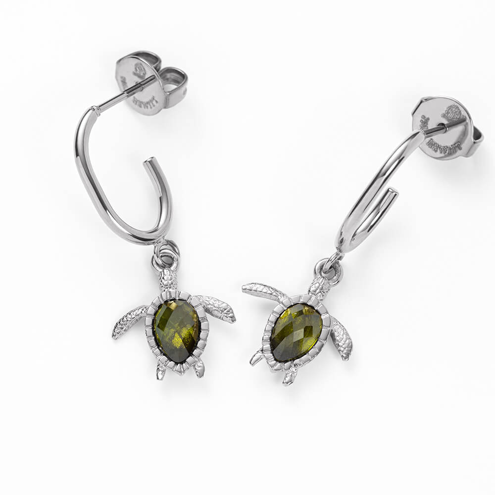 Boucles d'oreilles Paul Hewitt Tortues Anneaux Argent - PRECIOVS