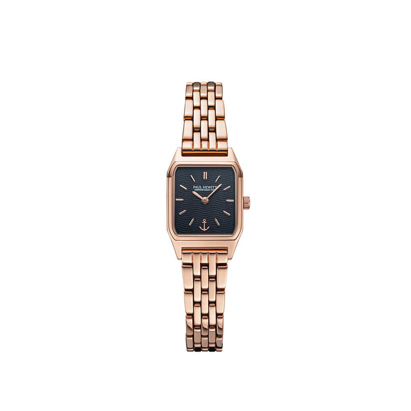 Montre Solaire Paul Hewitt Petit Soleil Or Rose Noir - PRECIOVS