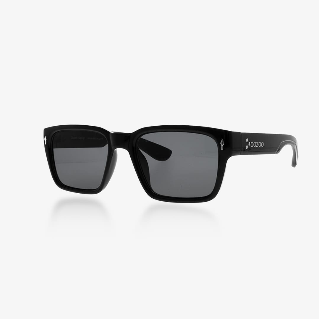Lunettes de Soleil Oozoo Noire UV400 SG001-BK - PRECIOVS