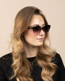 Lunettes de Soleil Oozoo Noir/Rose UV400 SG005-BP - PRECIOVS