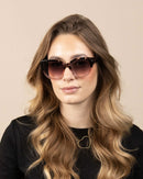 Lunettes de Soleil Oozoo Noir/Rose UV400 SG005-BP - PRECIOVS