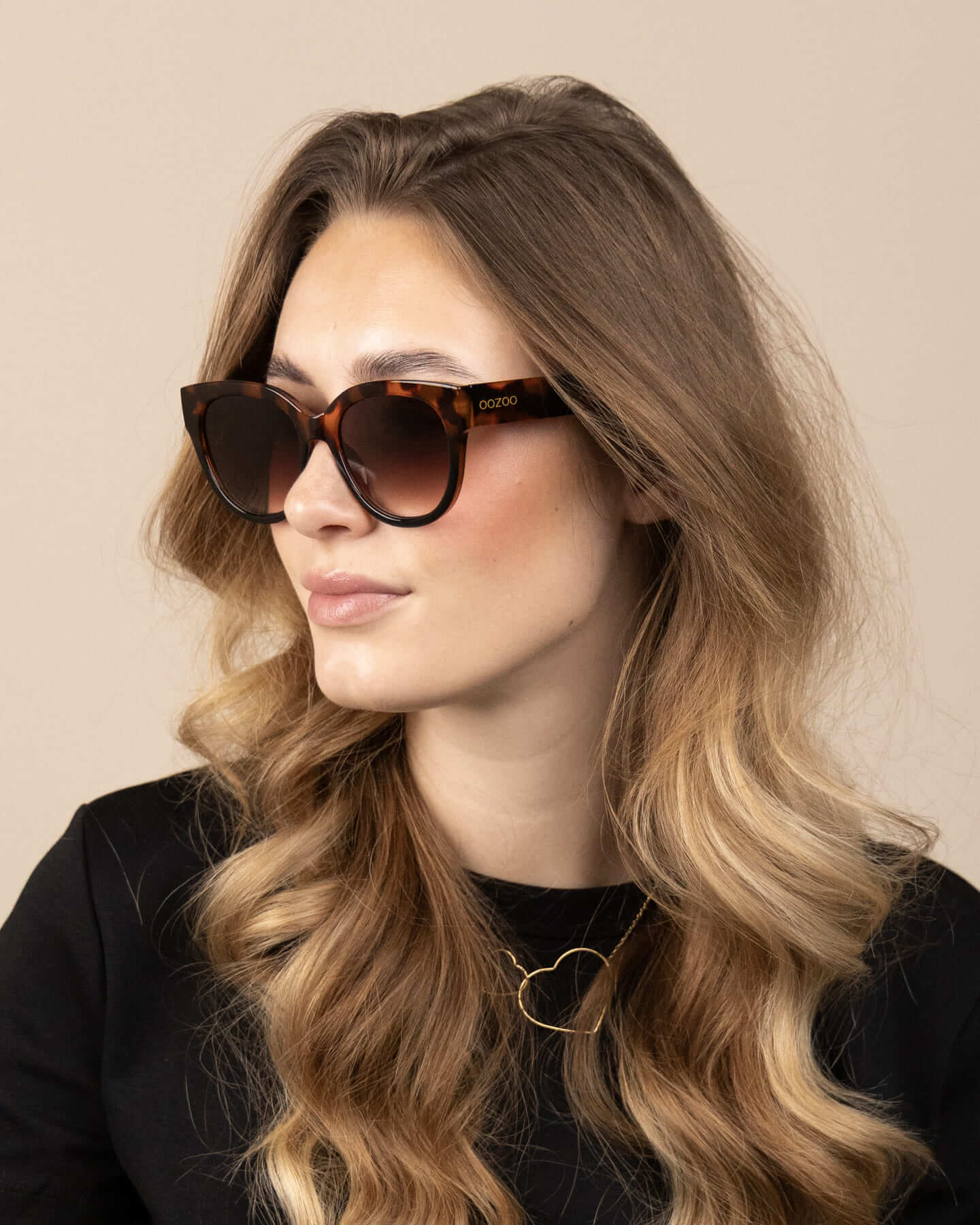 Lunettes de Soleil Oozoo Tortoise Brun UV400 SG005-TB - PRECIOVS