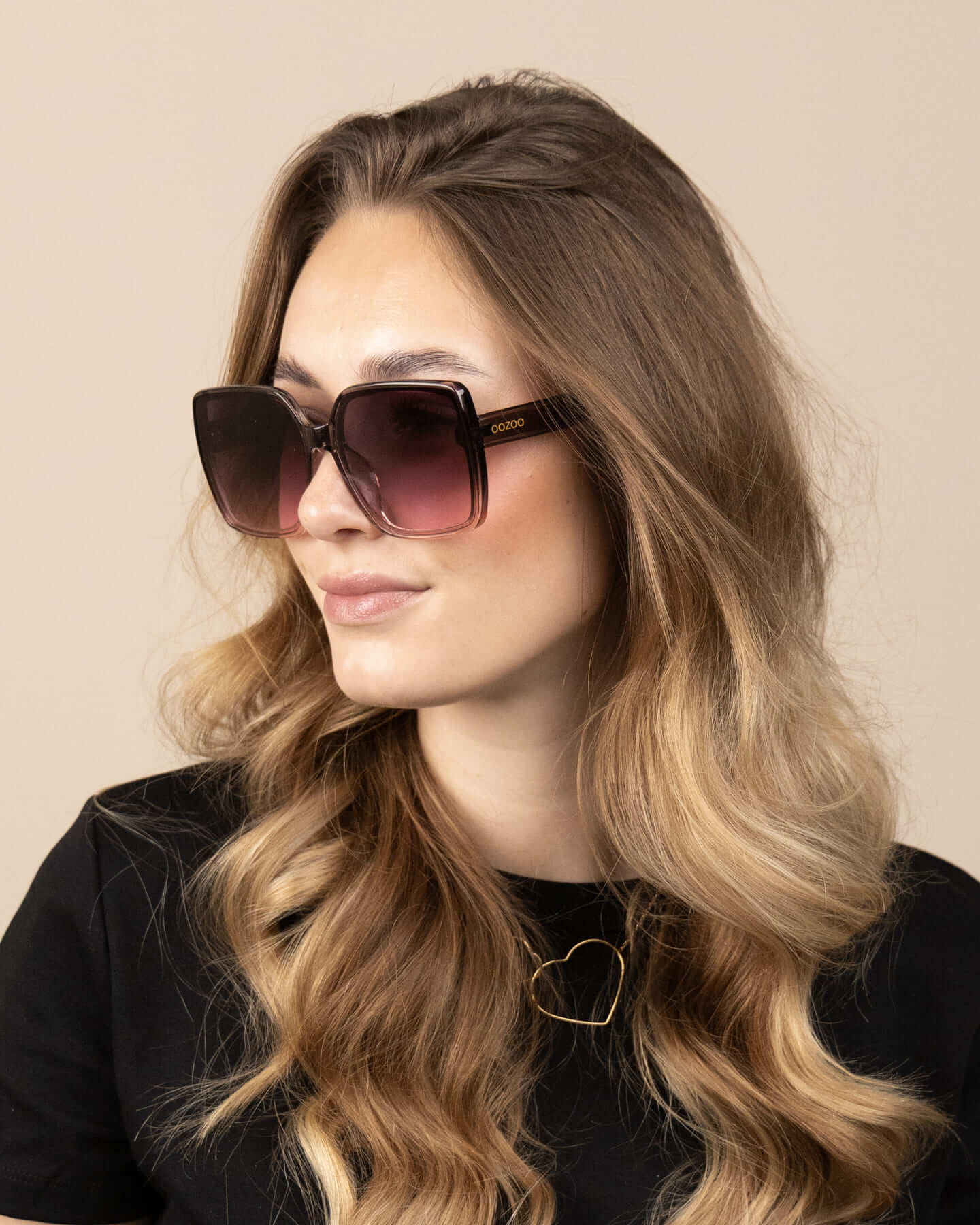Lunettes de Soleil Oozoo Rose UV400 SG006-PK - PRECIOVS