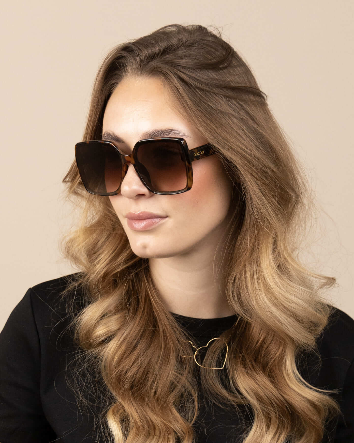 Lunettes de Soleil Oozoo Tortoise Brun UV400 SG006-TB - PRECIOVS
