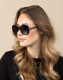 Lunettes de Soleil Oozoo Noir UV400 SG008-BK - PRECIOVS