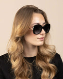 Lunettes de Soleil Oozoo Noir UV400 SG008-BK - PRECIOVS