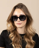 Lunettes de Soleil Oozoo Noir UV400 SG008-BK - PRECIOVS