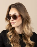 Lunettes de Soleil Oozoo Beige UV400 SG010-BG - PRECIOVS