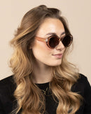 Lunettes de Soleil Oozoo Beige UV400 SG010-BG - PRECIOVS