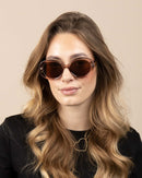 Lunettes de Soleil Oozoo Beige UV400 SG010-BG - PRECIOVS