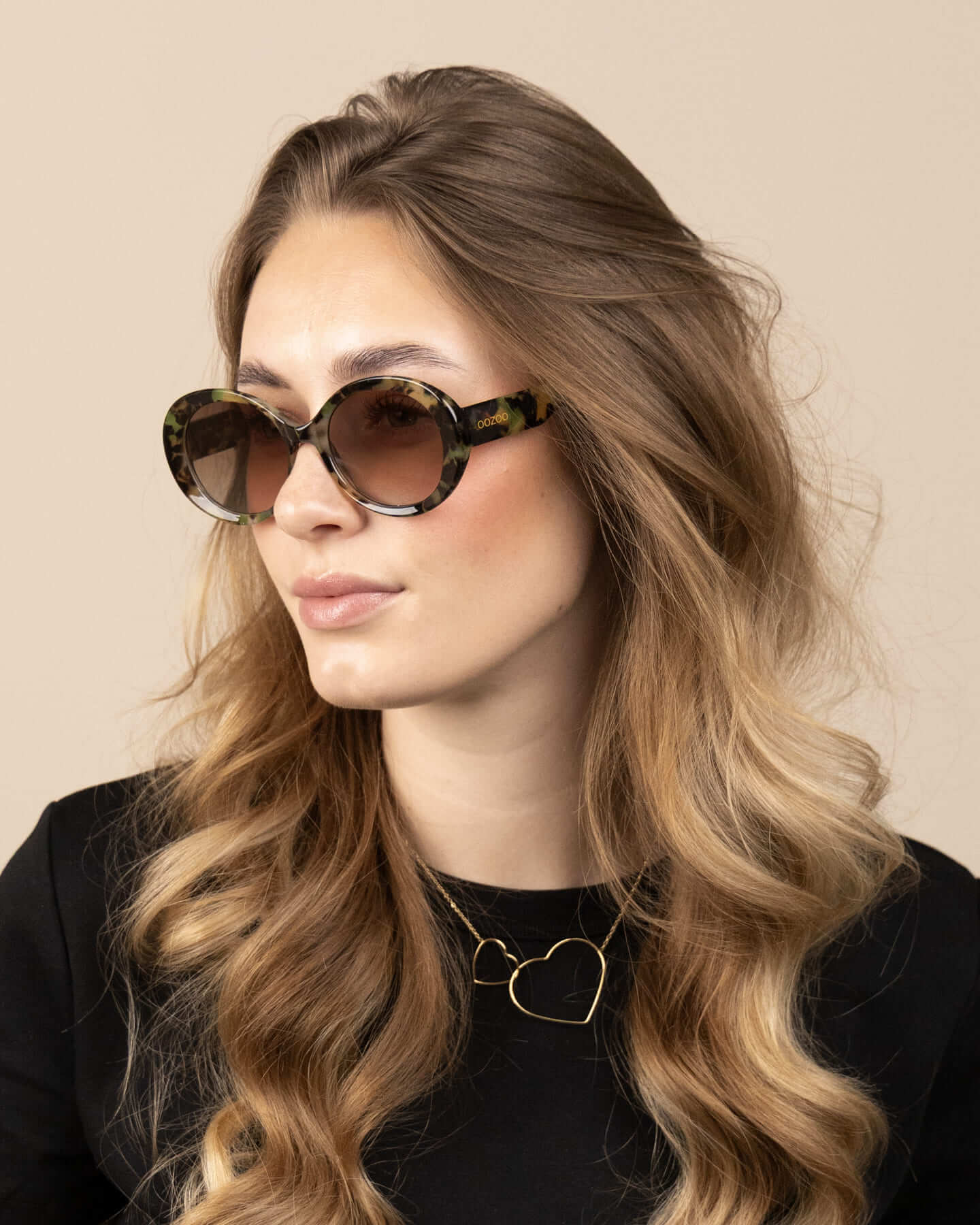 Lunettes de Soleil Oozoo Vert Tortoise UV400 SG010-TG - PRECIOVS