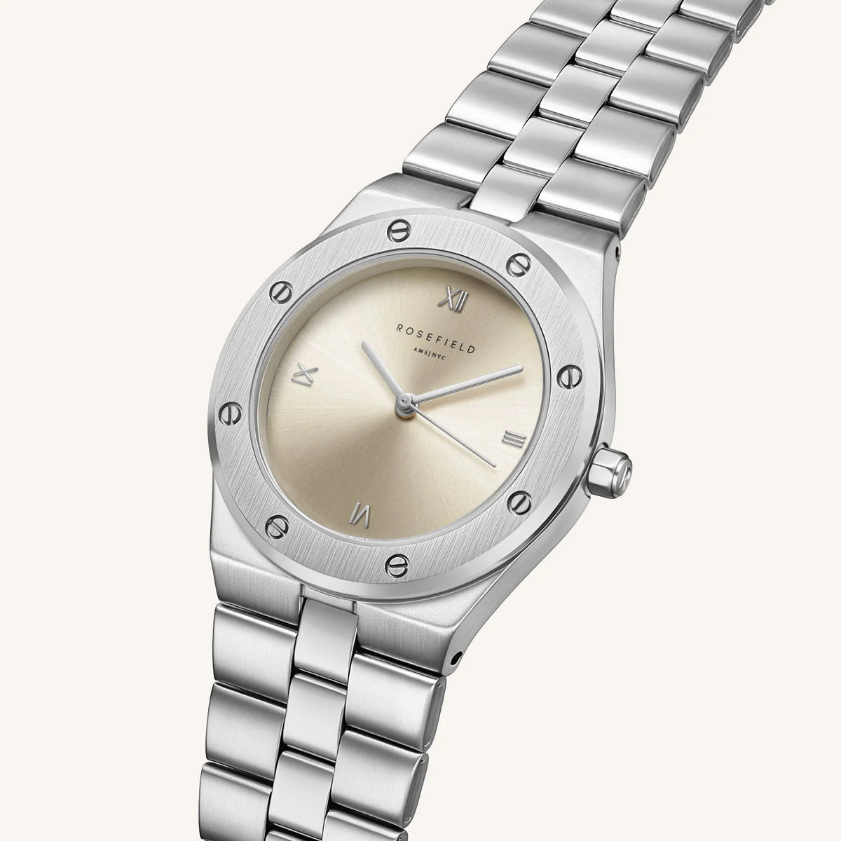 Montre Rosefield Rose Argent SP03