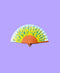 Éventail artisanal mini A Fan Of Magic Mimosa