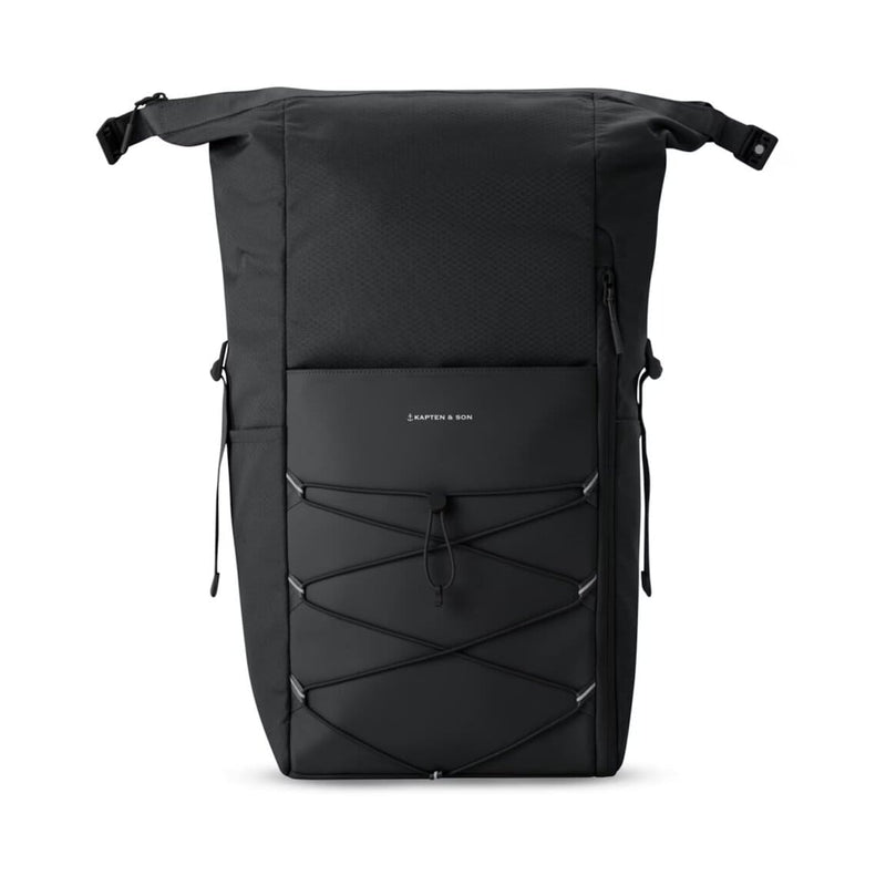 Sac à dos Rolltop Kapten & Son Yoho All Black - PRECIOVS