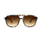 Lunettes de Soleil Kapten & Son Zurich Oversize Crystal Tortoise Brown - PRECIOVS