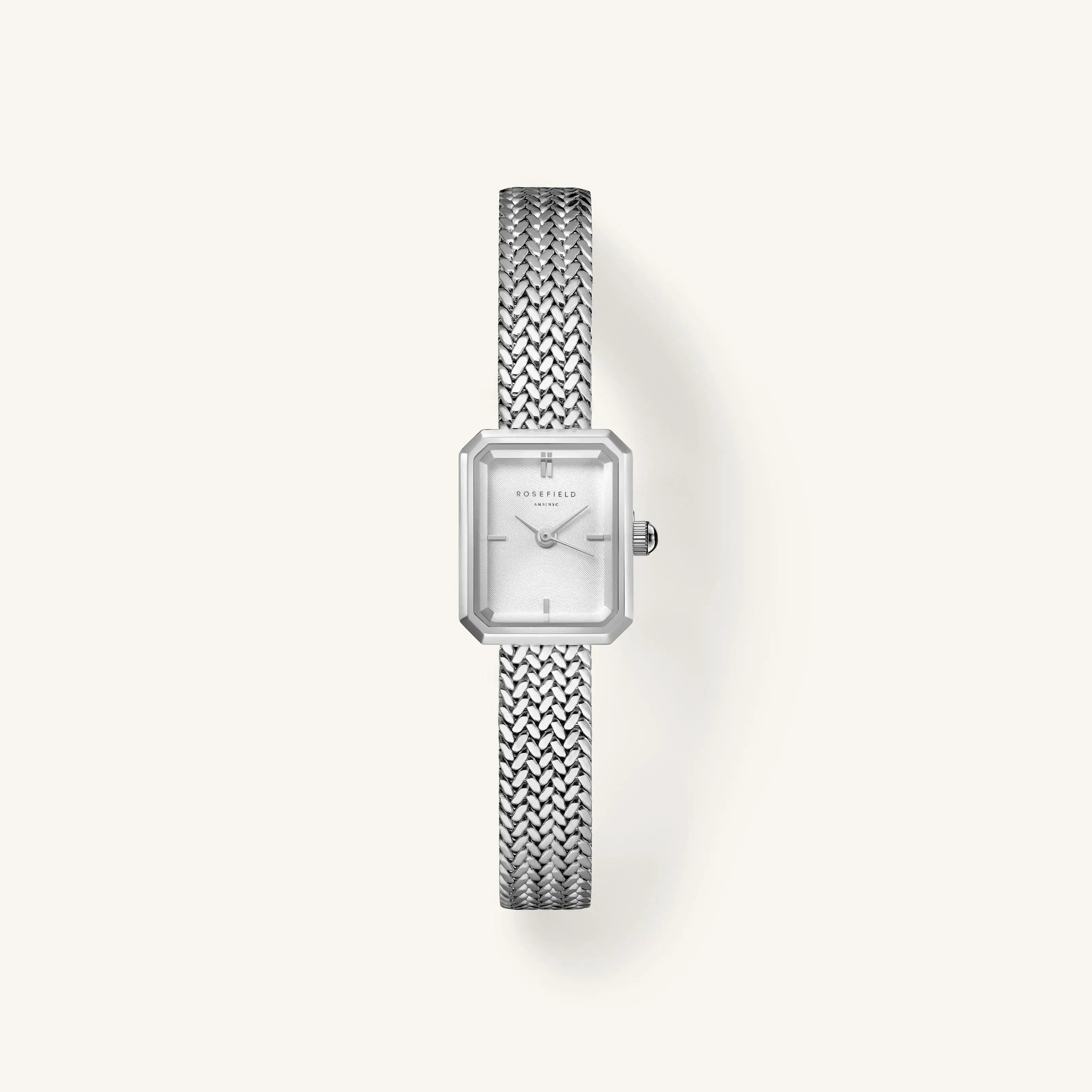 Montre Rosefield Mini Octagon Argent M04