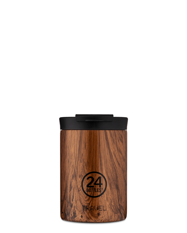 Mug isotherme 24Bottles Travel Tumbler Sequoia Wood 350ml - PRECIOVS
