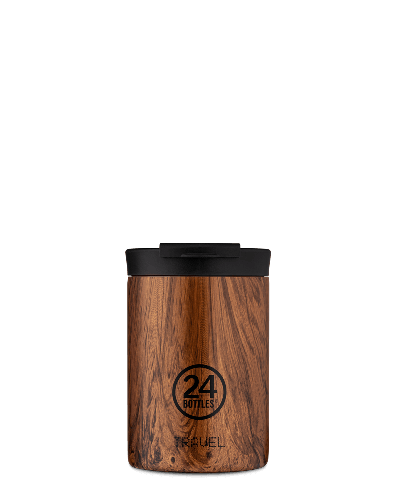 Mug isotherme 24Bottles Travel Tumbler Sequoia Wood 350ml - PRECIOVS