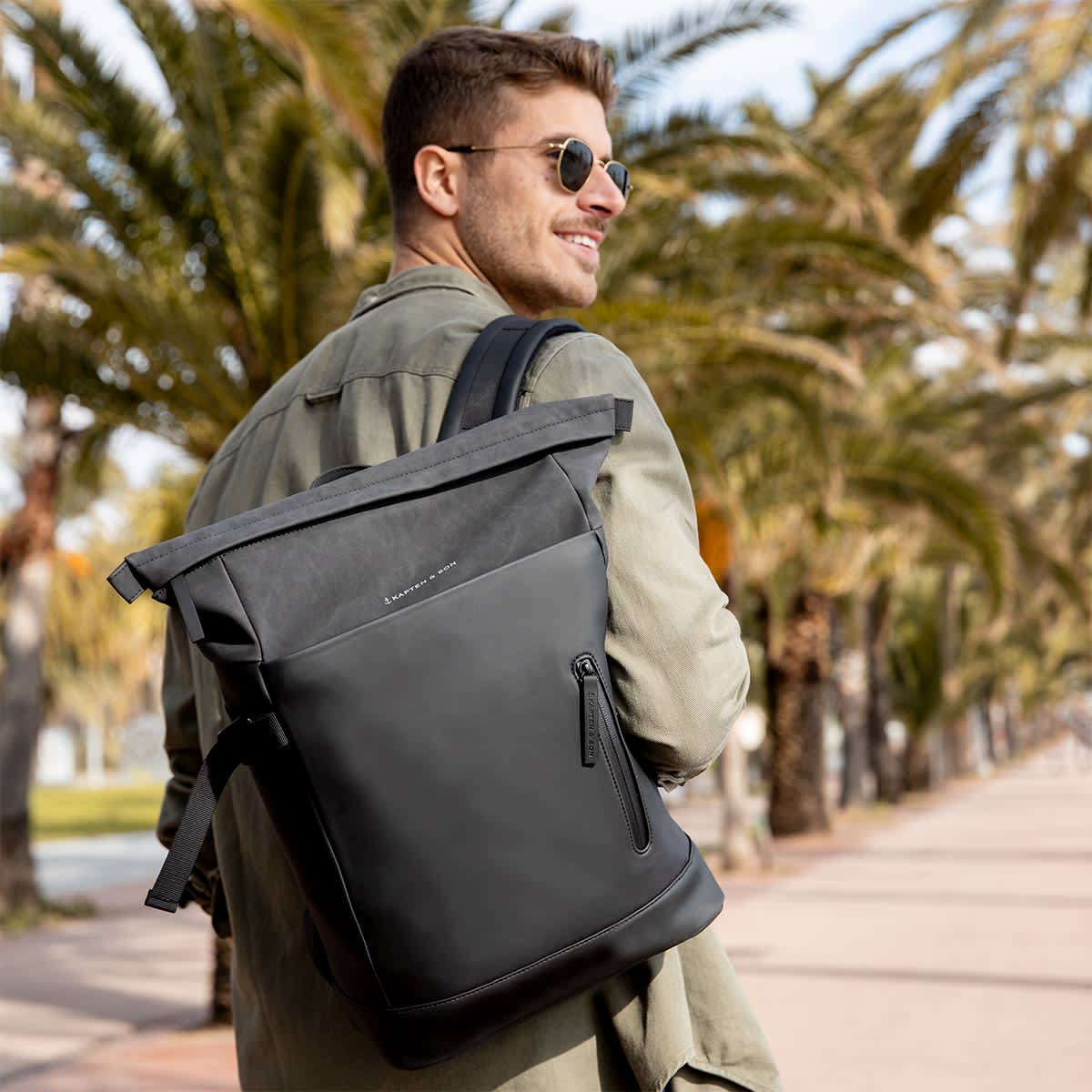 Sac à dos Kapten & Son Aarhus All Black - PRECIOVS