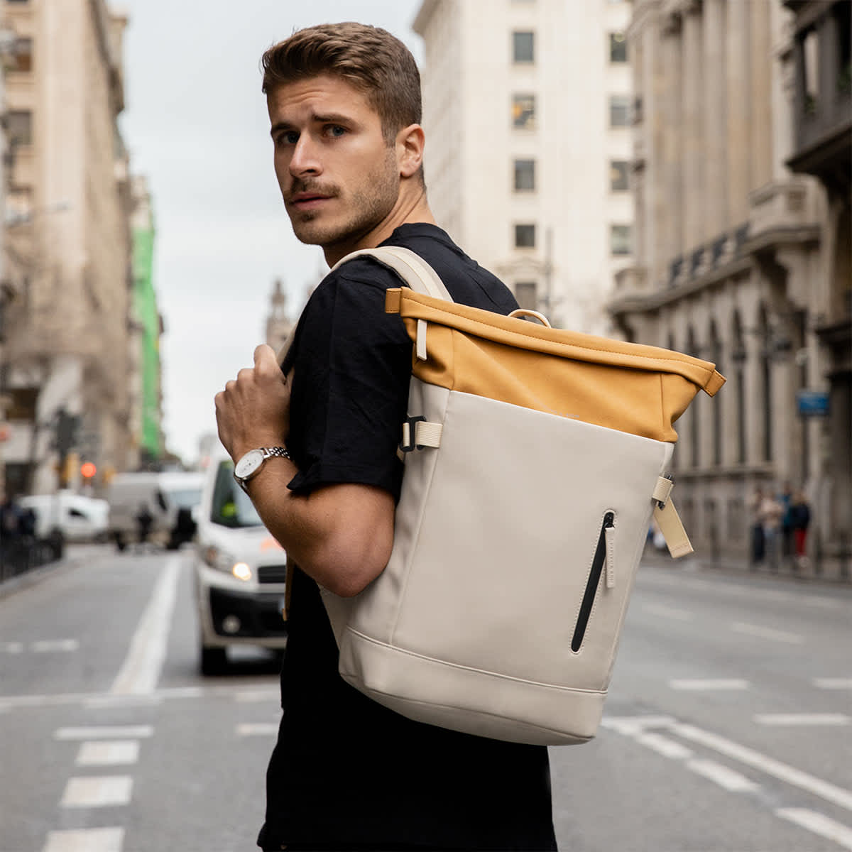 Sac à dos Kapten & Son Aarhus Cream Amber - PRECIOVS