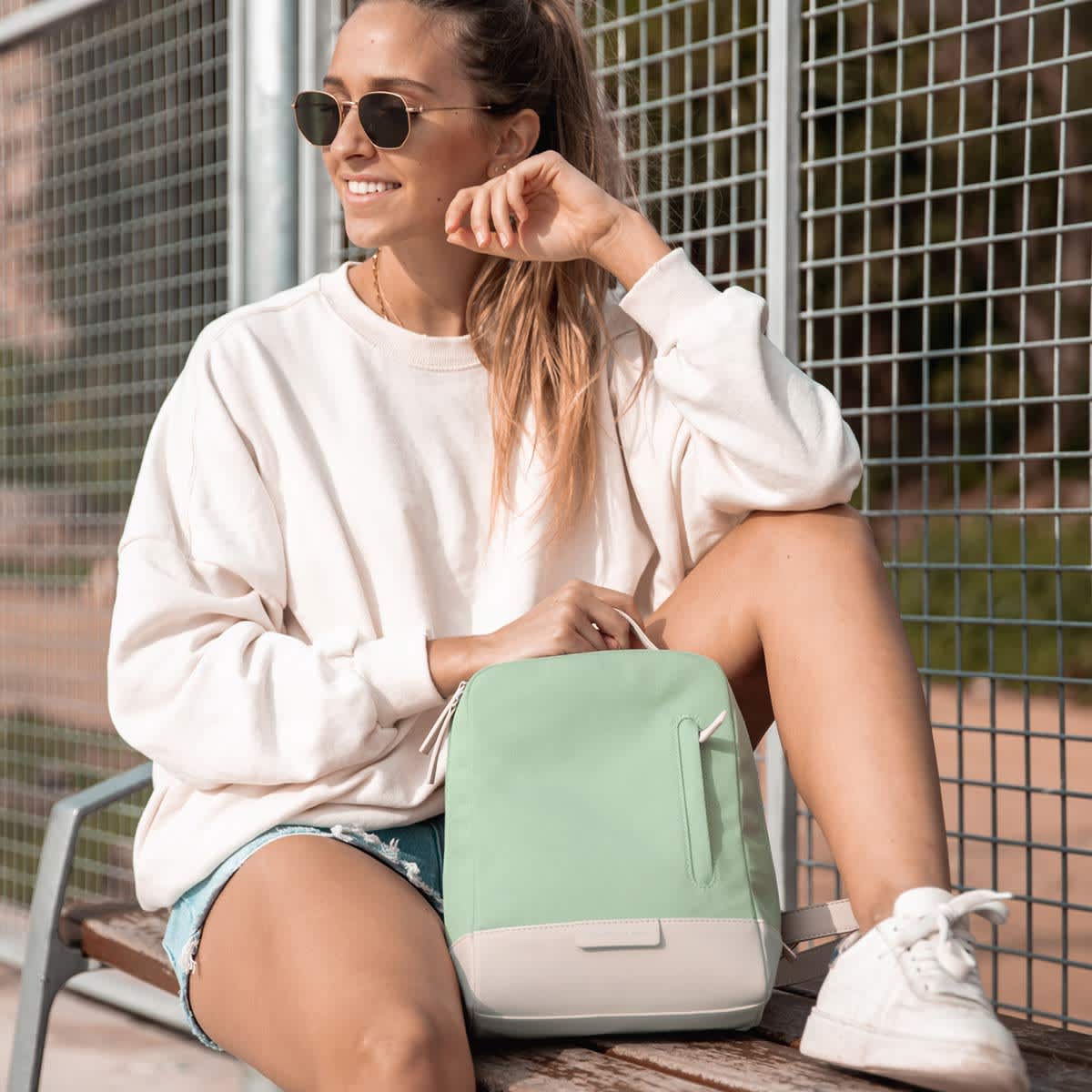 Sac à dos Kapten & Son Lillestrom Sand Mint - PRECIOVS