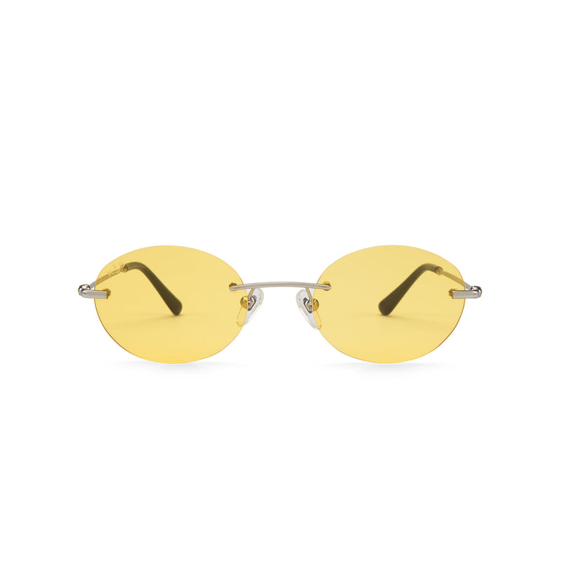 Lunettes de Soleil Kapten & Son Rome Silver Lemon - PRECIOVS