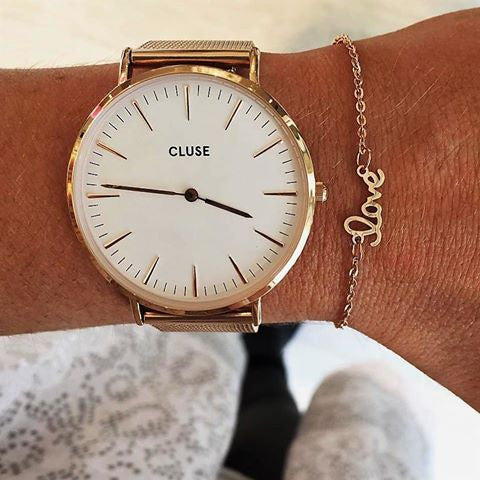 Montre Cluse La Bohème Mesh Gold CW0101201009 - PRECIOVS