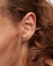 Boucles d'oreilles PDPaola Blue Tide argent plaqué or et pierres précieuses - PRECIOVS