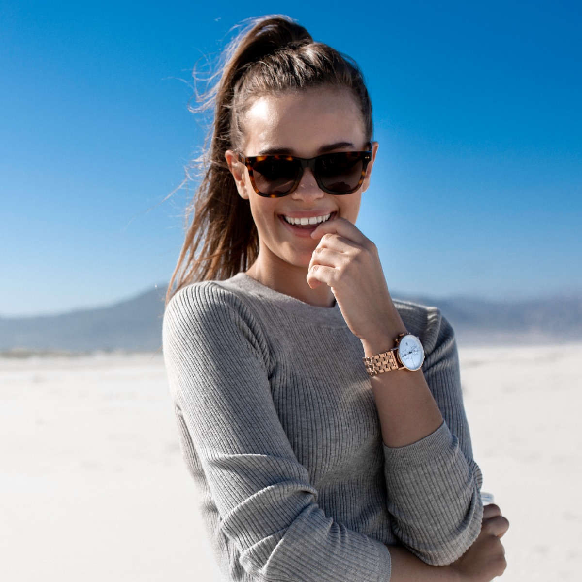 Lunettes de soleil Kapten & Son Malibu Tortoise Brown - PRECIOVS