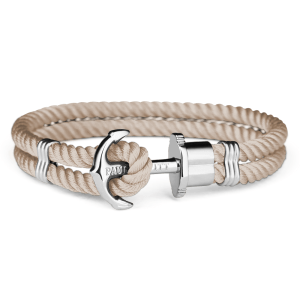 Bracelet Paul Hewitt Ancre PHREP Acier Inoxydable Nylon Hazelnut - PRECIOVS