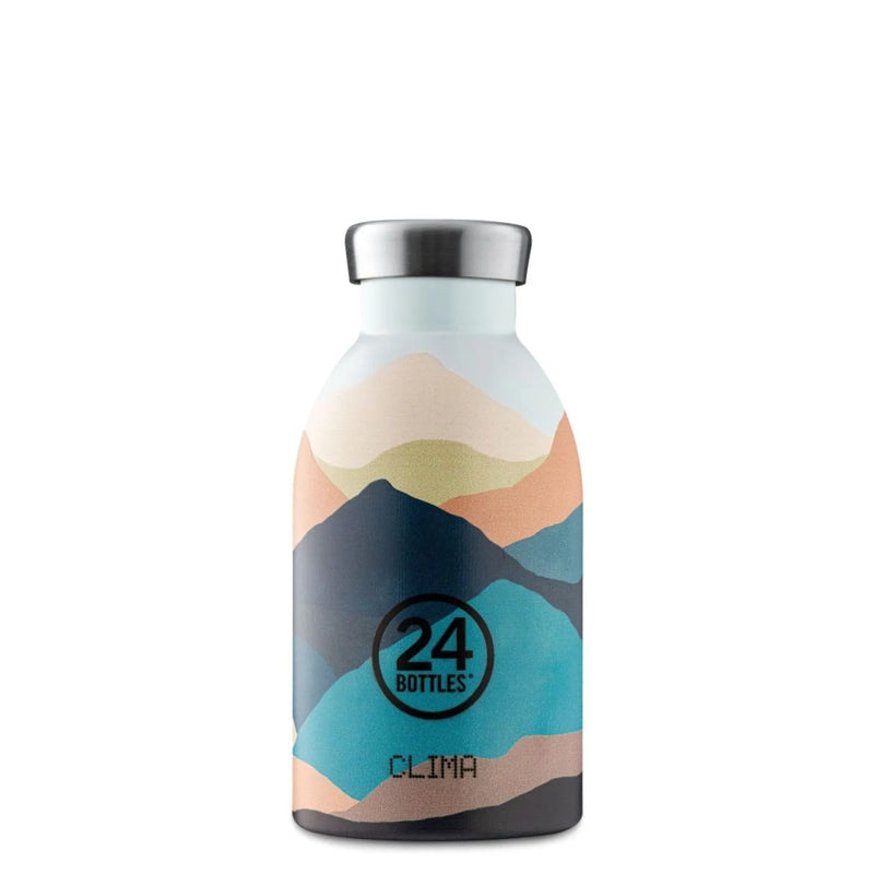 Bouteille réutilisable 24Bottles Clima Bottle Mountains 330ml - PRECIOVS