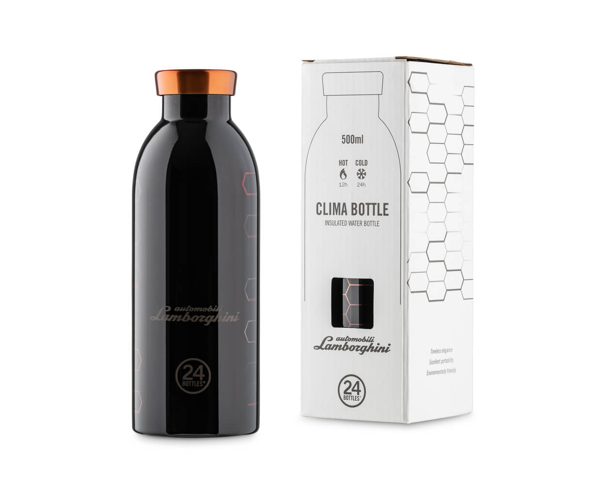 Bouteille réutilisable 24Bottles Clima Bottle Automobili Lamborghini 500ml - PRECIOVS