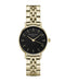 Montre Rosefield THE SMALL EDIT Black Steel Gold 268 - PRECIOVS