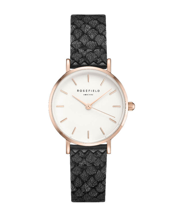 Montre Rosefield THE SMALL EDIT Blanc Noir 26WBR-261 - PRECIOVS