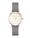 Montre Rosefield THE SMALL EDIT Gris Éléphant Or Rose 26WGR-264 - PRECIOVS